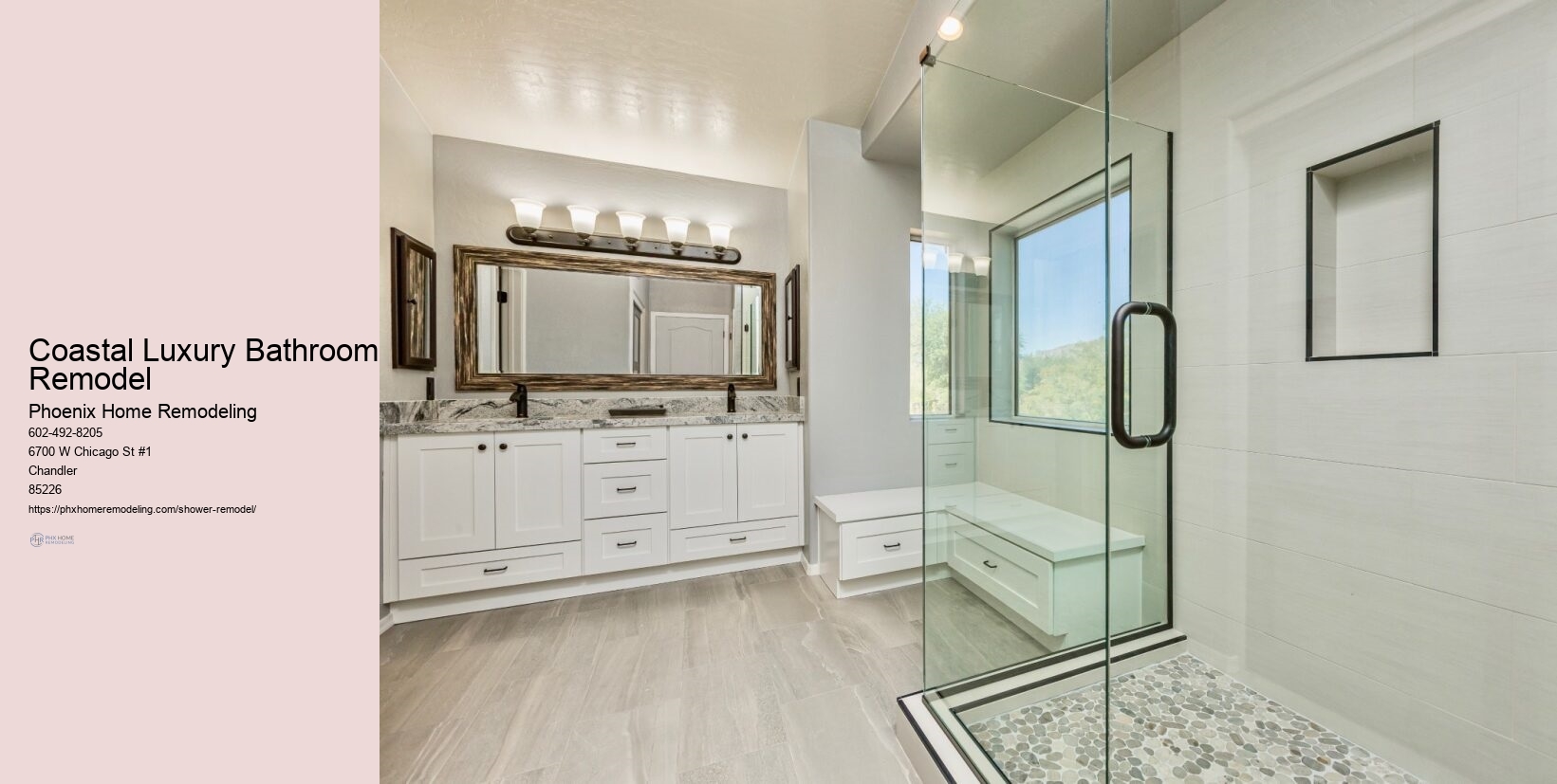 Coastal Luxury Bathroom Remodel