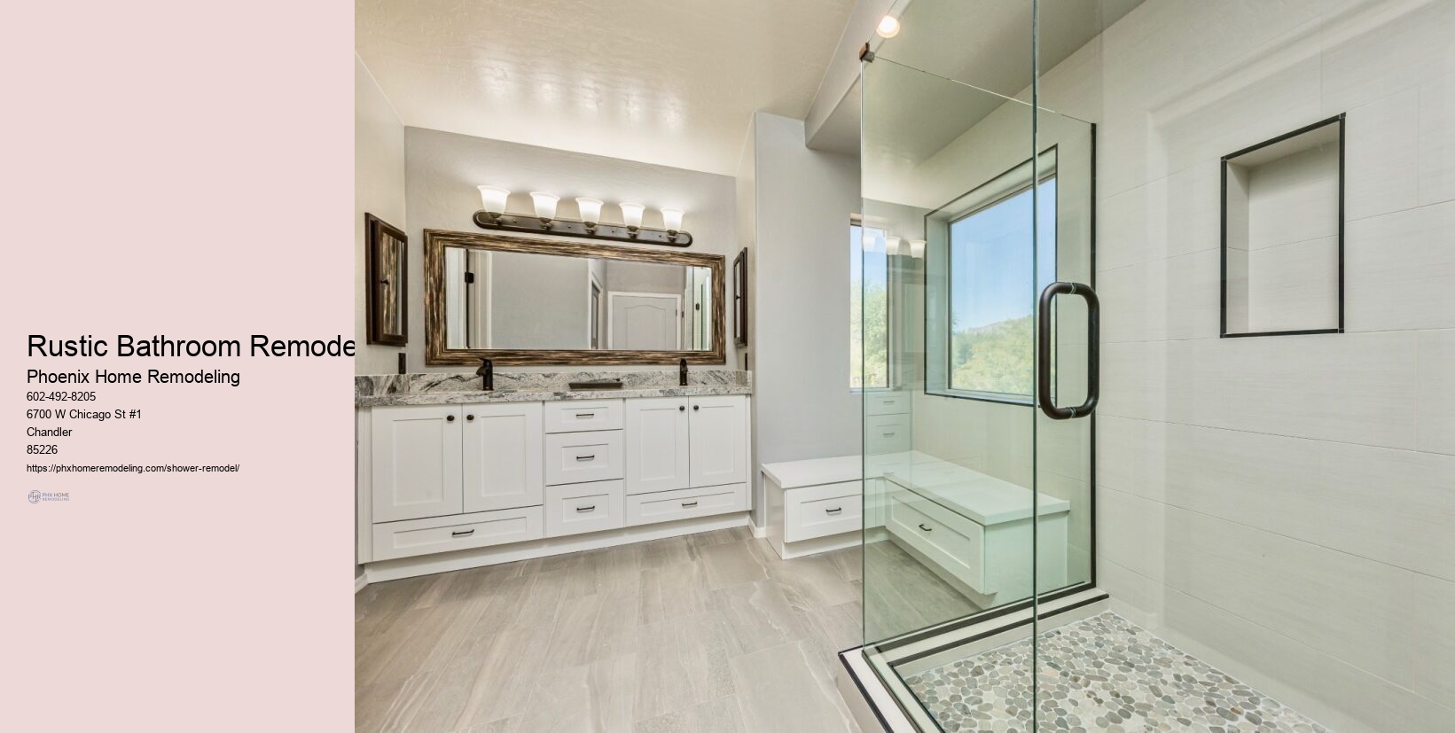 Rustic Bathroom Remodel