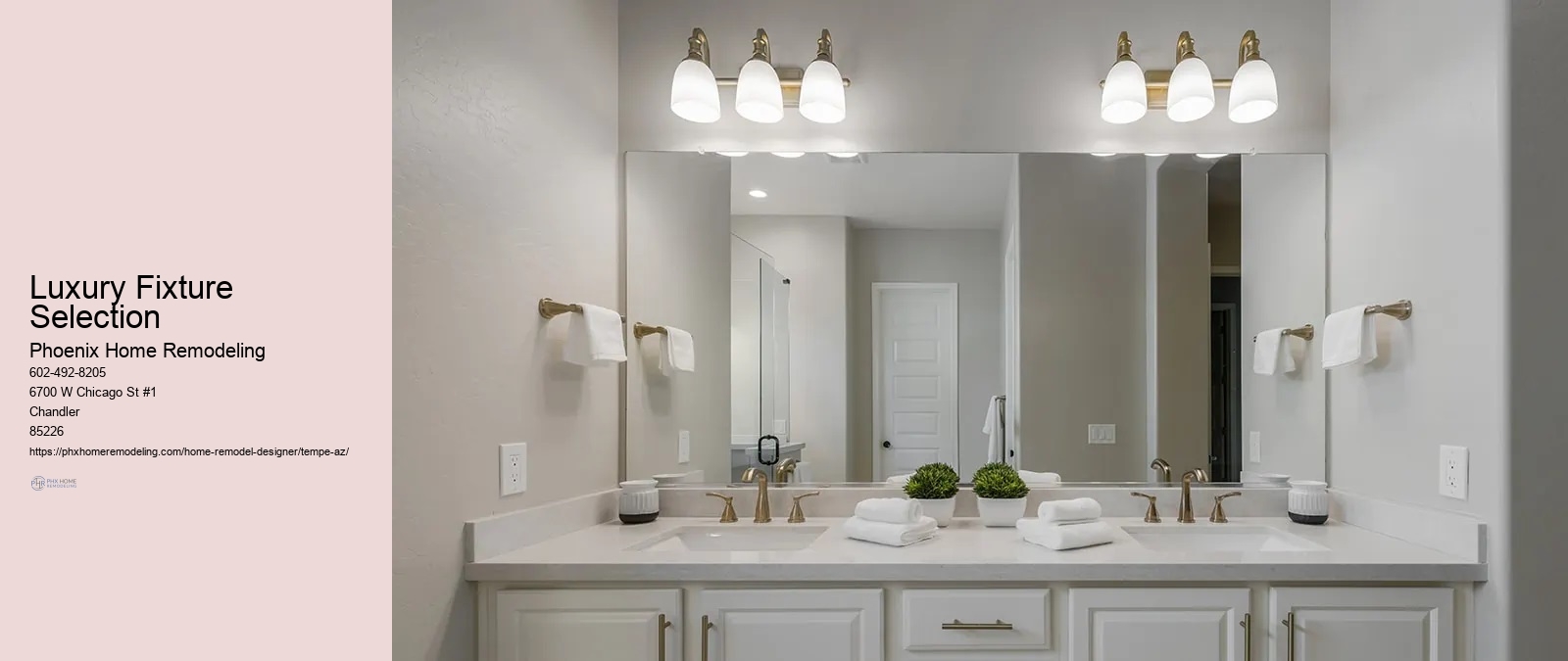 Luxury Fixture Selection