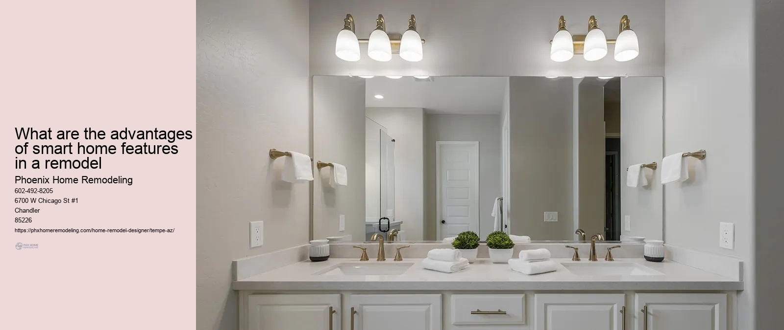 What are the advantages of smart home features in a remodel