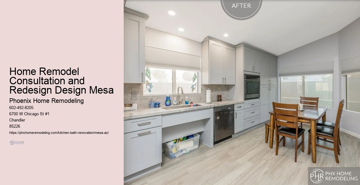 Home Remodel Consultation and Redesign Design Mesa