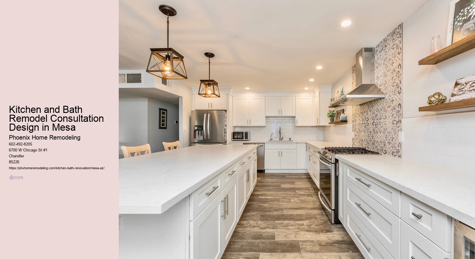 Kitchen and Bath Remodel Consultation Design in Mesa