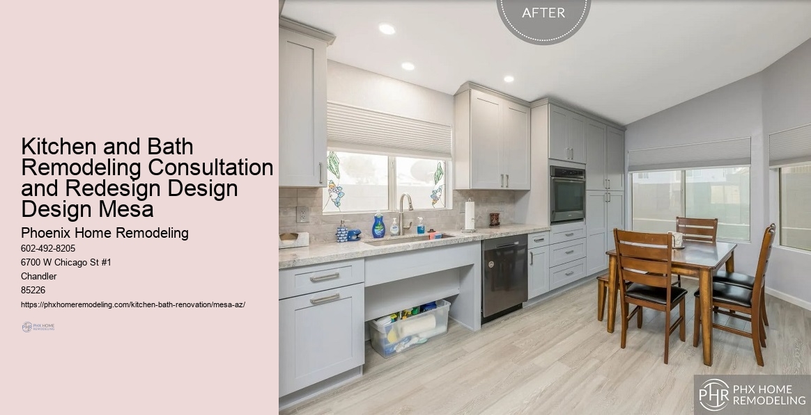 Kitchen and Bath Remodeling Consultation and Redesign Design Design Mesa