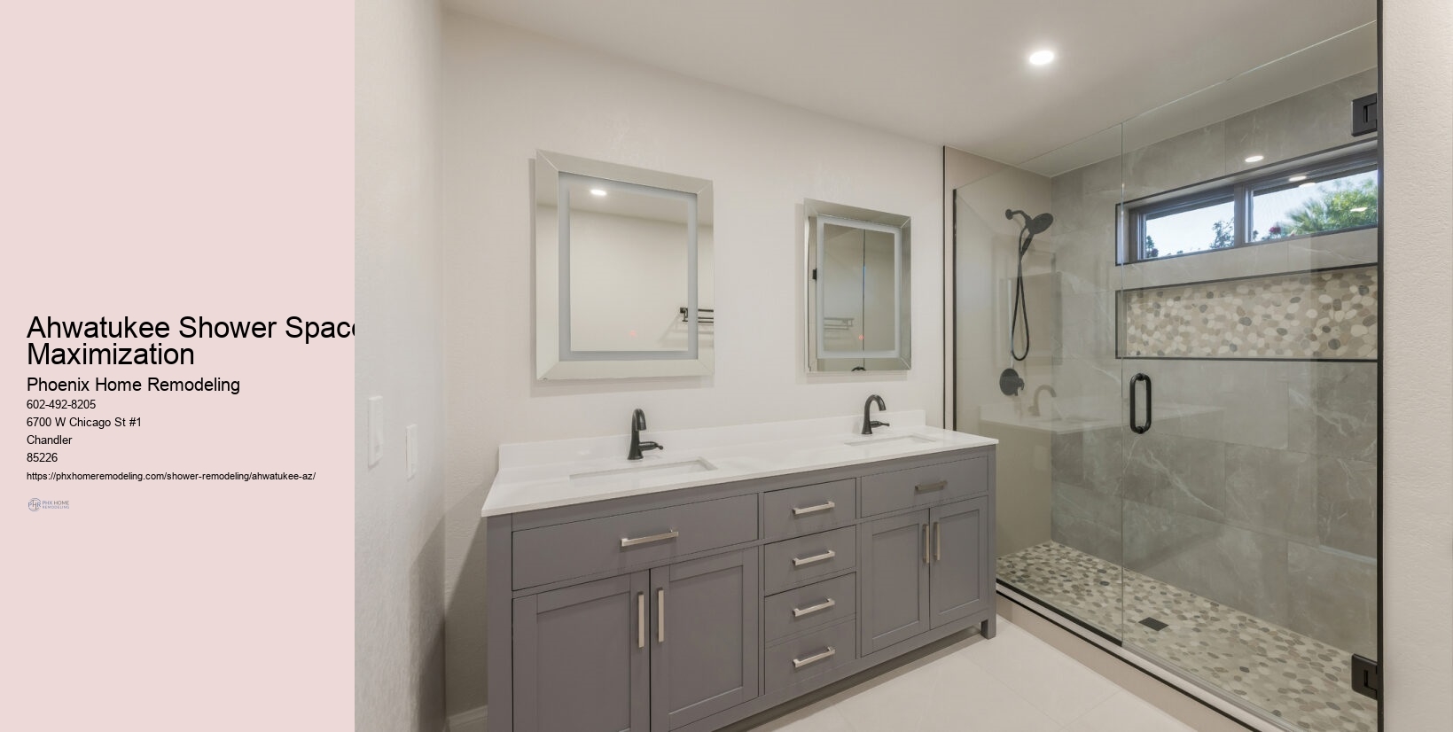 How to create a luxury shower experience in Ahwatukee