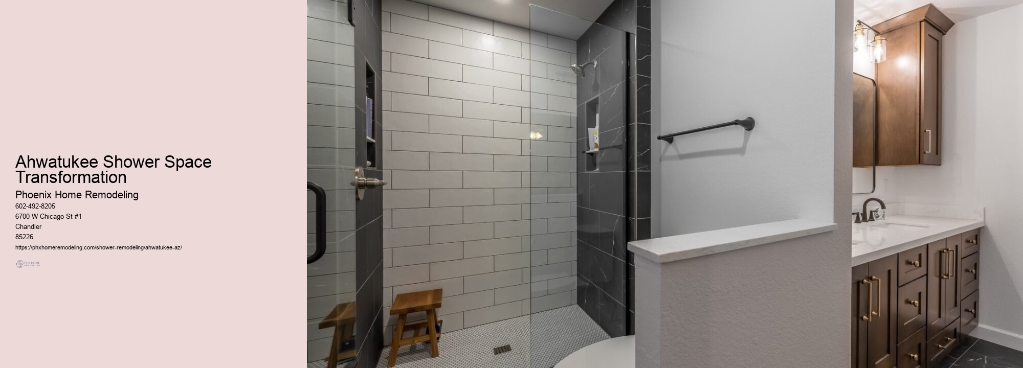 What are the benefits of a frameless shower door in Ahwatukee