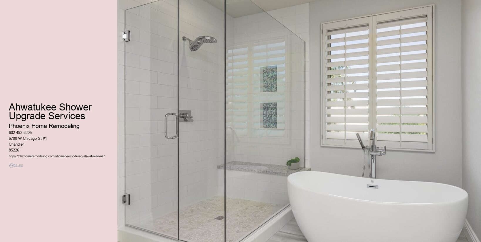 Ahwatukee Shower Upgrade Services