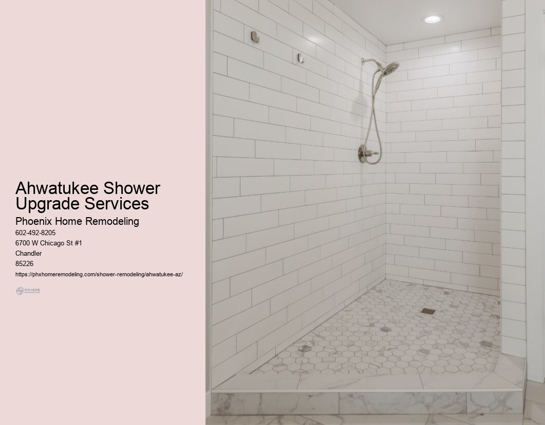 What is the ROI of redoing a shower in Ahwatukee