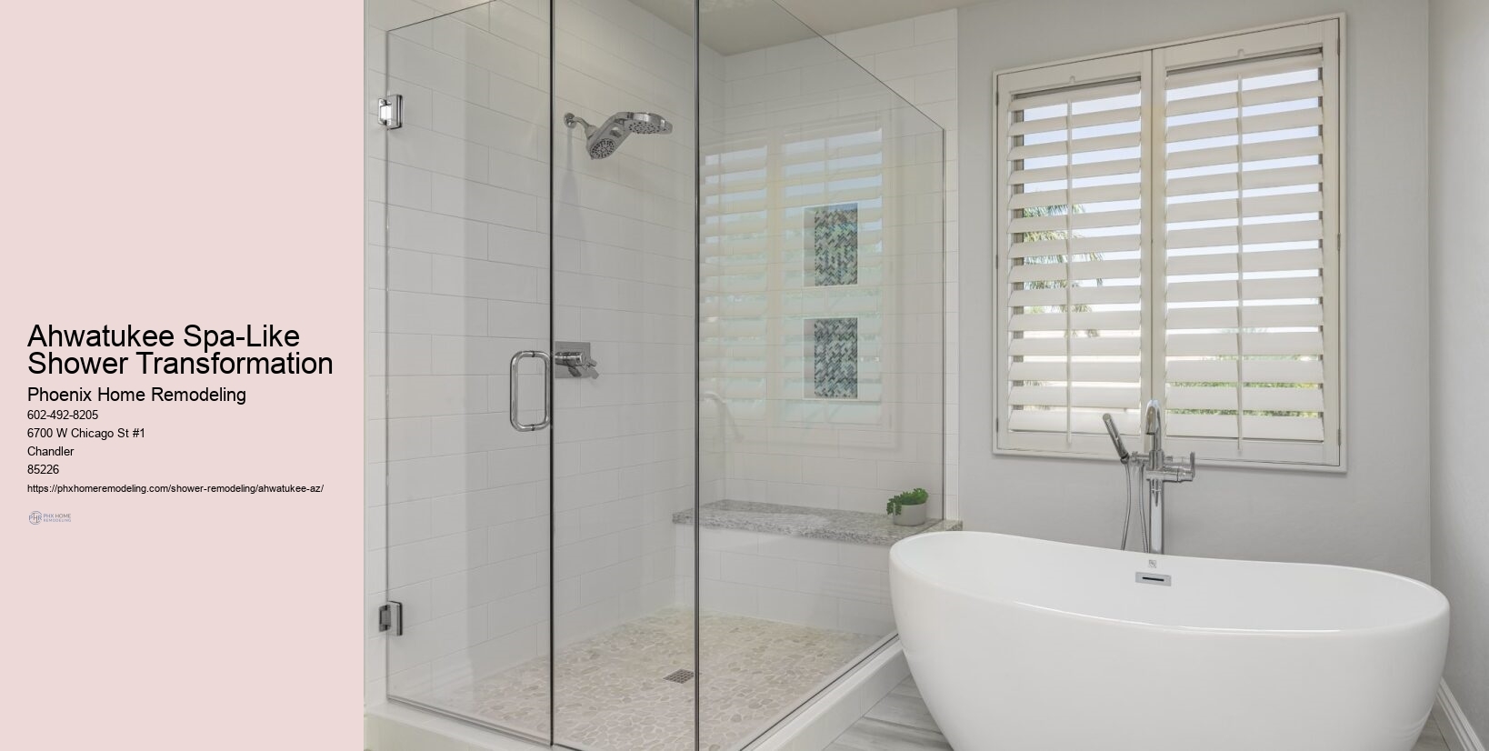 Ahwatukee Spa-Like Shower Transformation