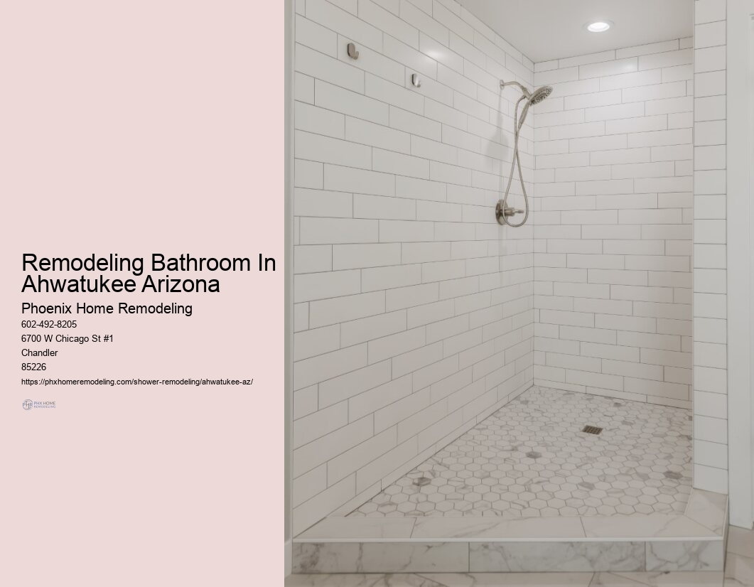 Bathroom Shower Redo Ahwatukee