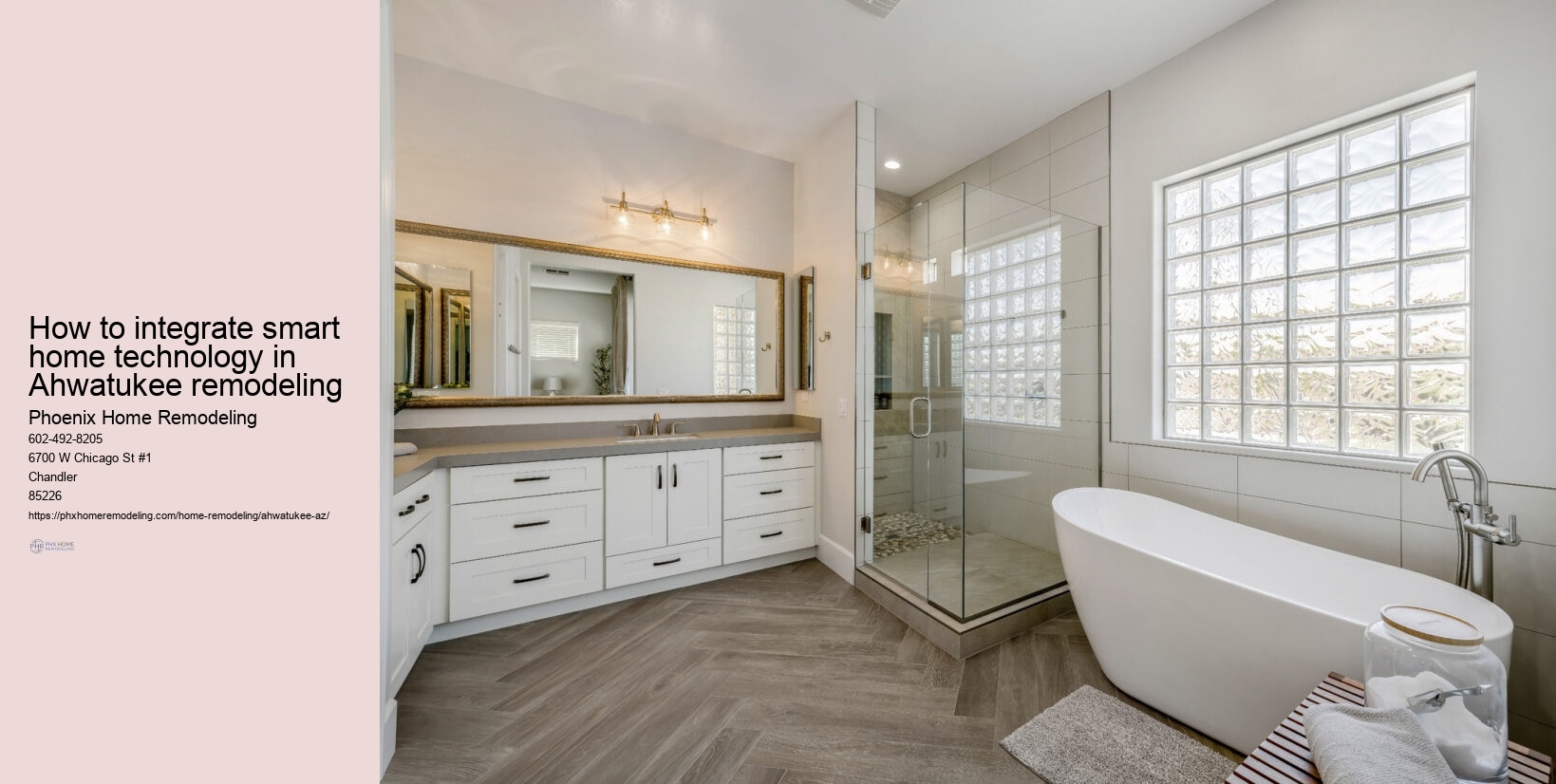 How to integrate smart home technology in Ahwatukee remodeling